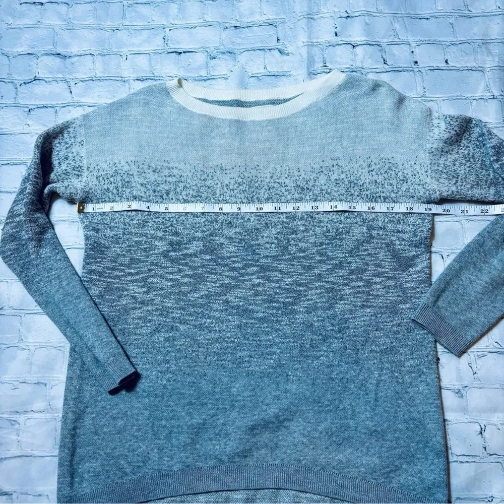 Lou & Grey Ombre Gradient Cotton Blend Sweater Women's Size XS - Picture 8 of 11